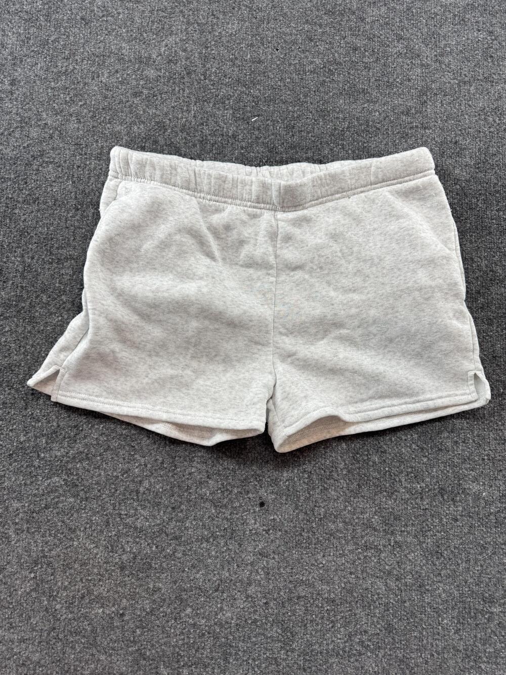 SWS Athletics Sweat Shorts Womens XL Gray Fleece 3 Inseam Pockets Lounge